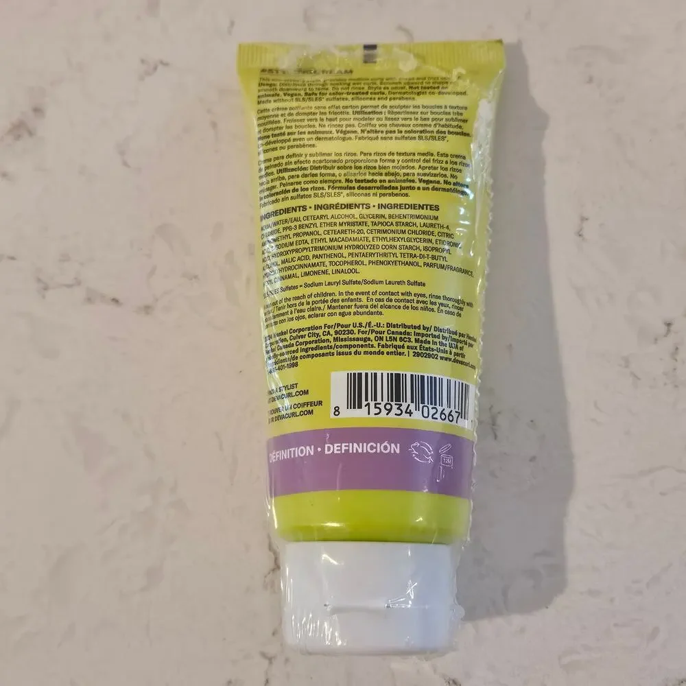 DevaCurl Styling Cream Curl Enhancing Define 3 fl oz NEW Haircare‎ Natural